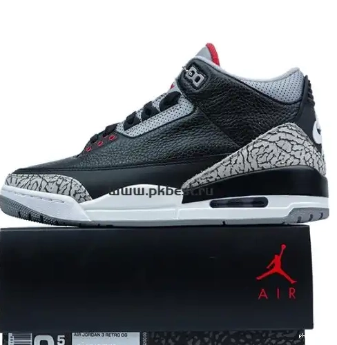 White MATERIALS Reimagined READY Jordan 3 Retro RETAIL Cement SHIP TO 0612
